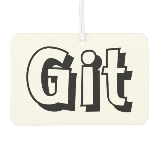 Git Autolufterfrischer (Vorderseite)