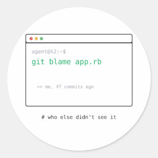 git blame (ich vor 47 Commits) - Dev Sticker Gesch