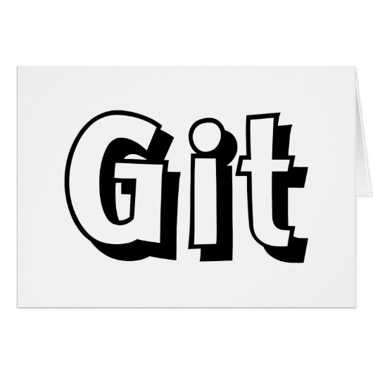 Git Card (Vorderseite (Horizontal))