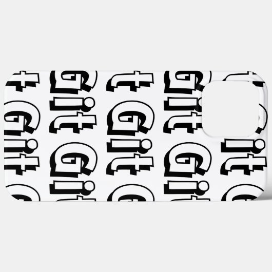 Git Case-Mate iPhone Hülle (Rückseite (Horizontal))