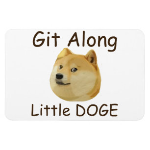 Git entlang kleinem DOGE Magnet