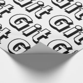 Git Geschenkpapier (Ecke)
