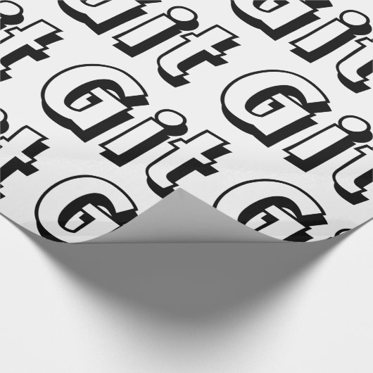 Git Geschenkpapier (Ecke)