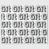 Git Geschenkpapier (Flach)