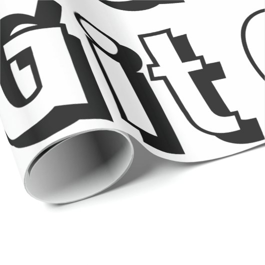 Git Geschenkpapier (Rolleneckpunkt)