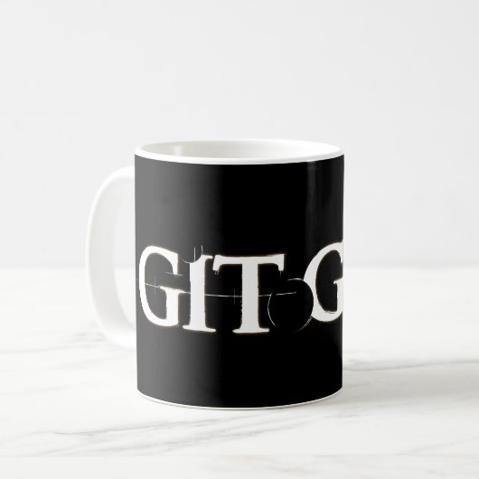 Git GUD Kaffeetasse (Vorderseite Links)