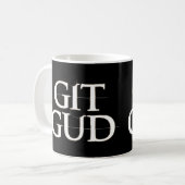 Git GUD Kaffeetasse (Vorderseite Links)