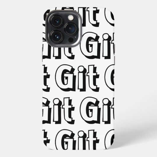 Git iPhone Hülle (Rückseite)