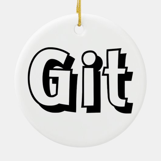 Git Keramik Ornament (Hinten)