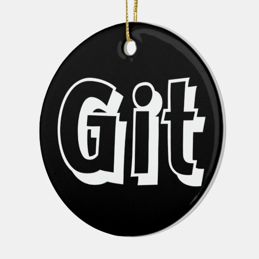 Git Keramik Ornament (Links)