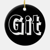 Git Keramik Ornament (Hinten)