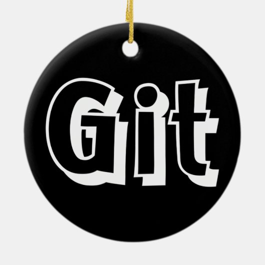 Git Keramik Ornament (Hinten)