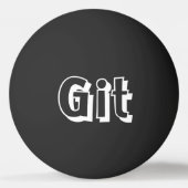 Git Ping Pong Ball Tischtennisball (Rückseite)