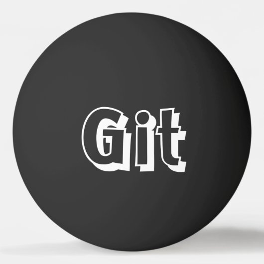 Git Ping Pong Ball Tischtennisball (Rückseite)
