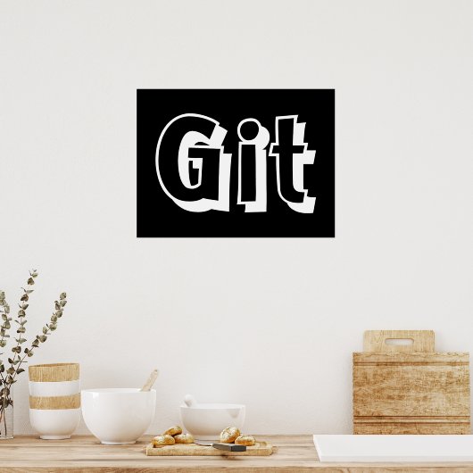 Git Poster (Küche)