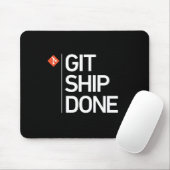 Git Schiff getan Mousepad (Mit Mouse)