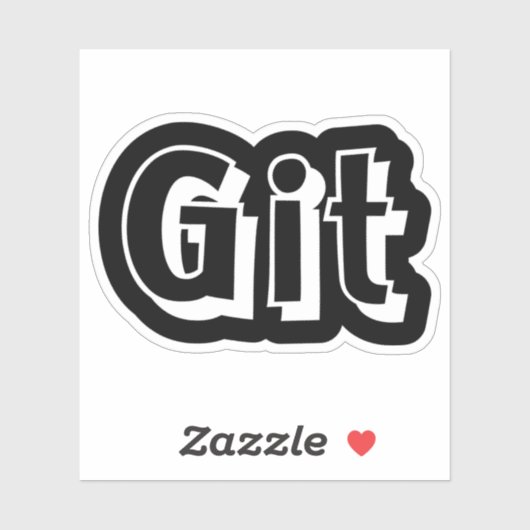 Git Sticker (Blatt)
