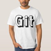 Git T-Shirt (Vorderseite)
