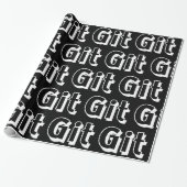 Git Wrapping Paper Geschenkpapier (Ungerollt)