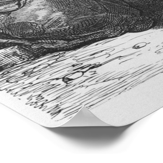 Gitana aus Granada tanzt im Zorongo Poster (Ecke)