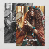 Gitana Einladung (Vorne/Hinten)