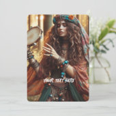 Gitana Feiertagskarte (Stehend Vorderseite)