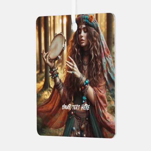 Gitana Ornament Aus Metall (Vorderseite links)