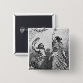 Gitana von Granada, welches das zorongo tanzt Button (Vorne & Hinten)