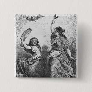 Gitana von Granada, welches das zorongo tanzt Button