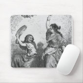 Gitana von Granada, welches das zorongo tanzt Mousepad (Mit Mouse)