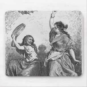 Gitana von Granada, welches das zorongo tanzt Mousepad