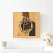 GITAR ART Wall Clock Quadratische Wanduhr (Zuhause)
