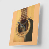 GITAR ART Wall Clock Quadratische Wanduhr (Winkel)