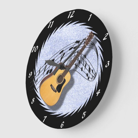 GITAR GROßE WANDUHR (Winkel)