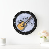 GITAR GROßE WANDUHR (Zuhause)