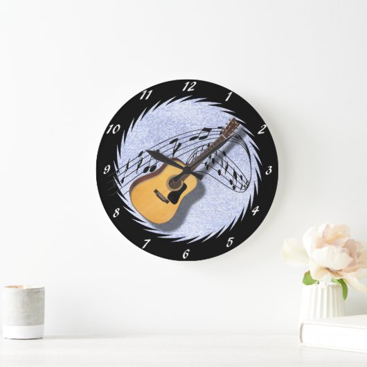 GITAR GROßE WANDUHR (Zuhause)