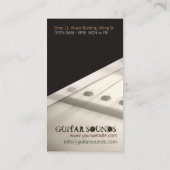 GITAR LIGHT Vertikale Visitenkarte (Rückseite)