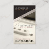 GITAR LIGHT Vertikale Visitenkarte (Vorderseite)