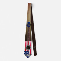 Gitar Necktie Version 5 Patriotic