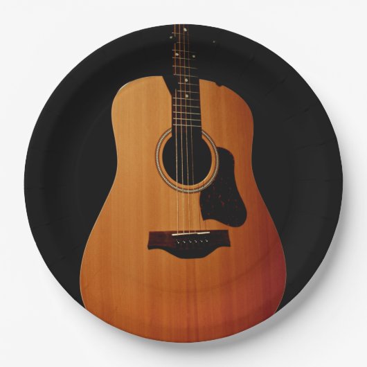 GITAR PAPPTELLER (Vorderseite)