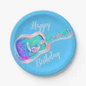 GITAR PAPPTELLER (Vorderseite)