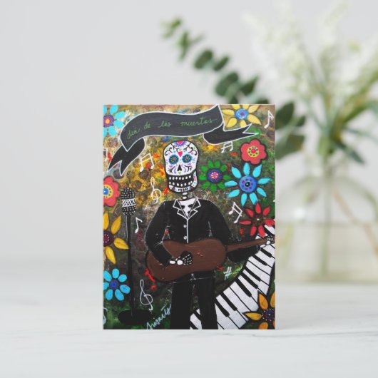 GITARERO POSTKARTE (Stehend Vorderseite)