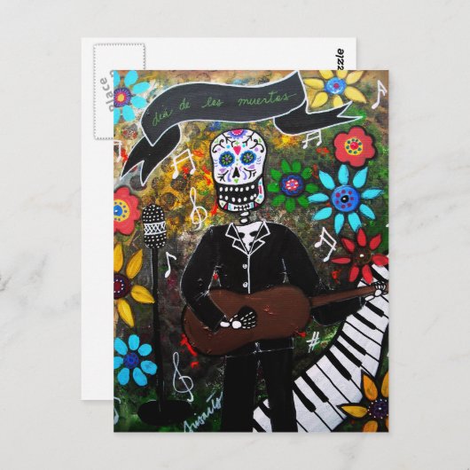 GITARERO POSTKARTE (Vorne/Hinten)