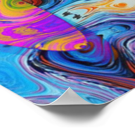 Gitarras abstractas poster (Ecke)