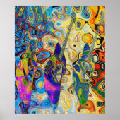 Gitarras abstractas poster (Vorne)