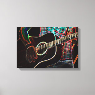 Gitarre 1 16,50x11 (41,25x27,5cm) waccn leinwanddruck