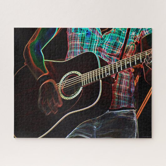 Gitarre 1 16x20 520pc jpcna puzzle (Horizontal)