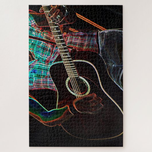 Gitarre 1 20x30 1014pc jpcn puzzle (Vertikal)