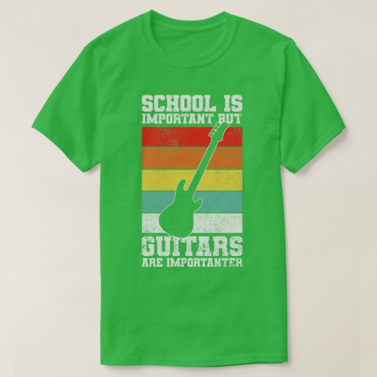 Gitarre 1 T-Shirt (Design vorne)