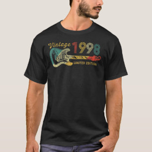 Gitarre 24 Jahre Vintag 1998 T-Shirt